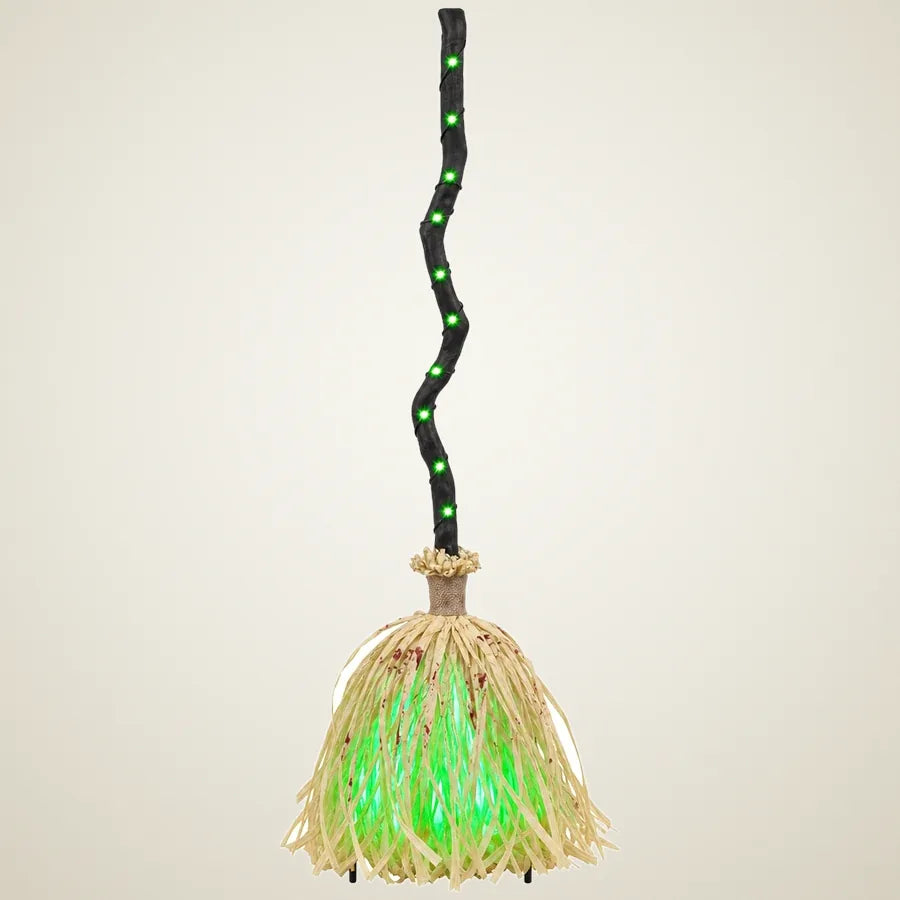 Canterwick Animated Witch Broom 35in, photo 1