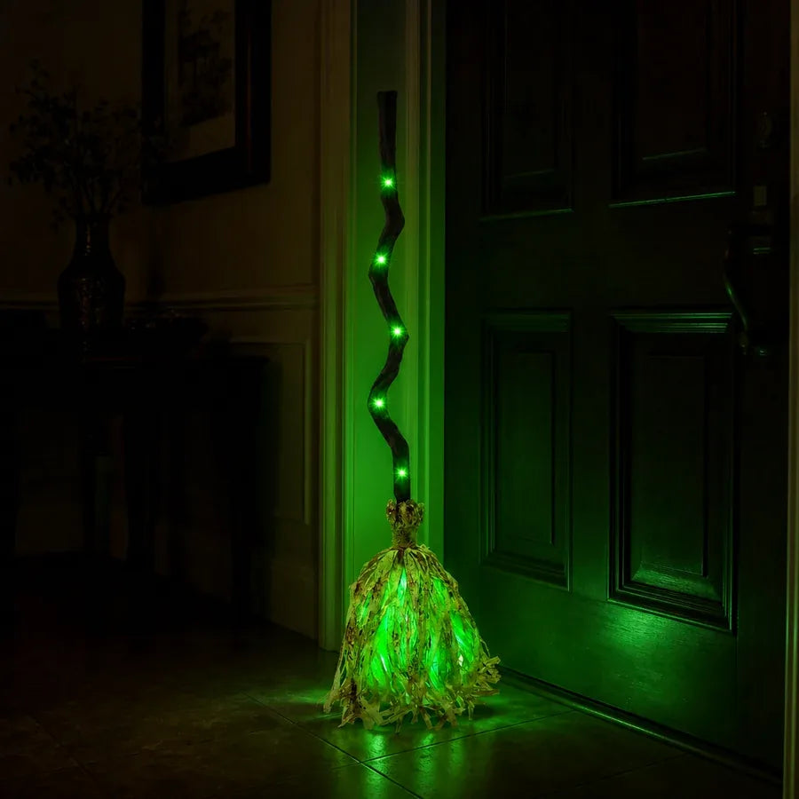 Canterwick Animated Witch Broom 35in, photo 3