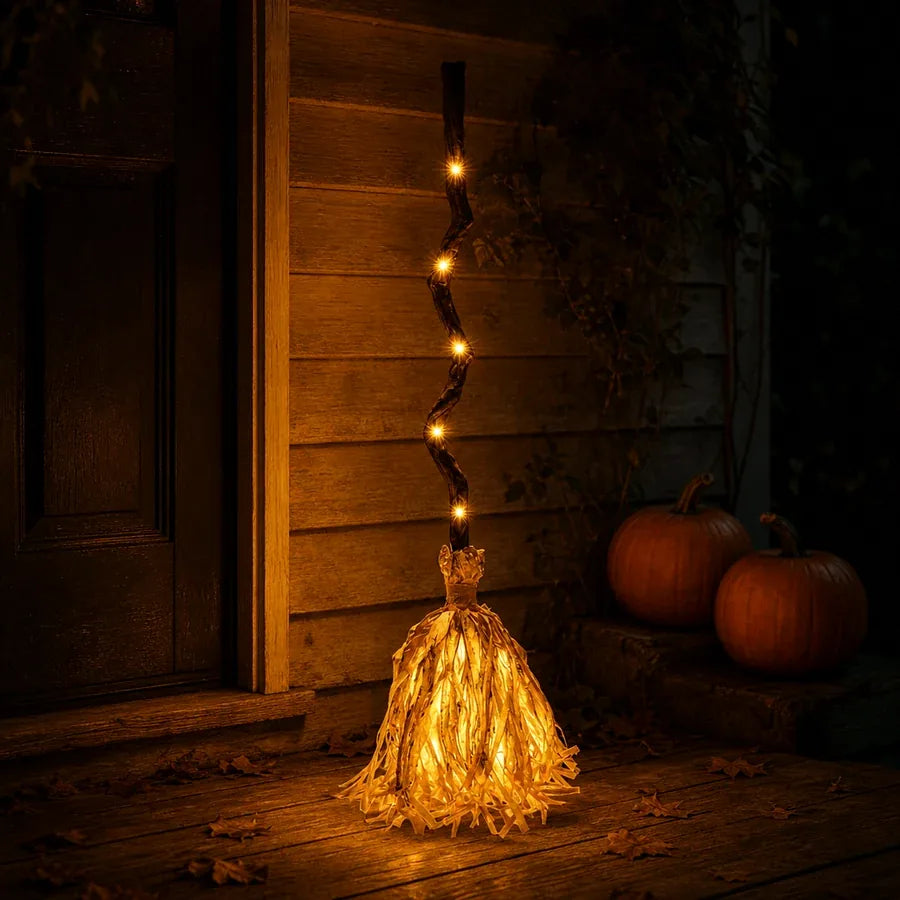 Canterwick Animated Witch Broom 35in, photo 4