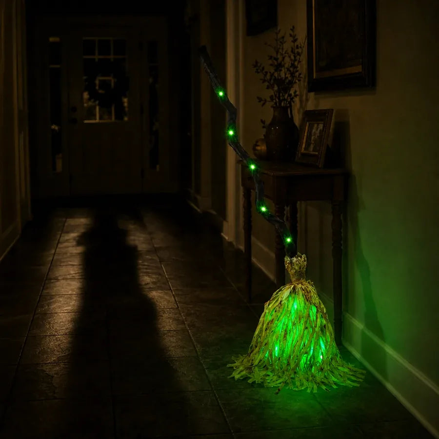 Canterwick Animated Witch Broom 35in, photo 6