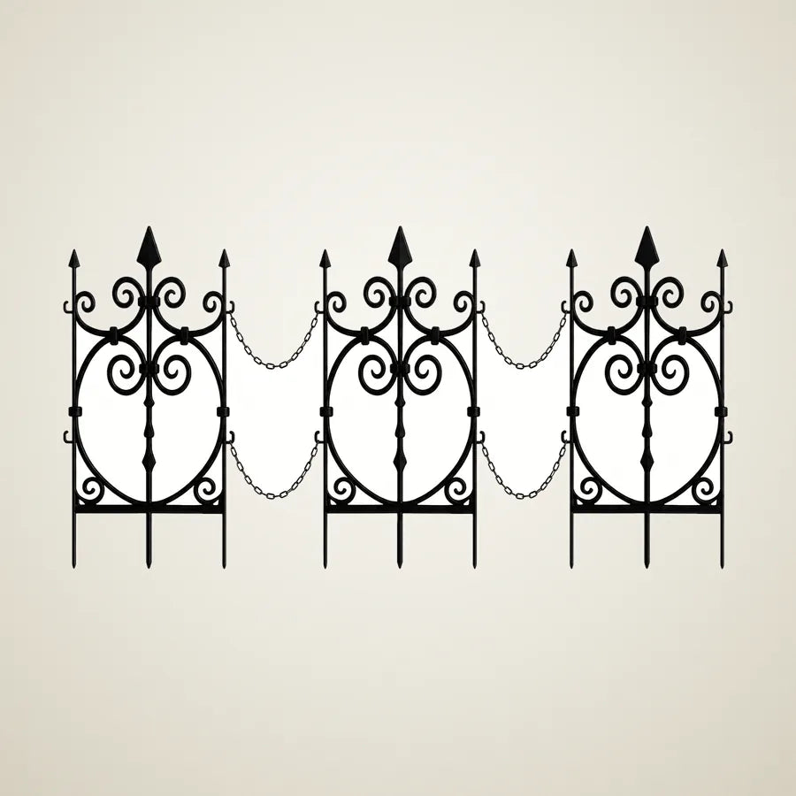Courtyard Graveyard Fence, 10 pack, photo 1