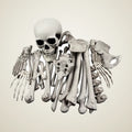 Crenelle Loose Bones, 28 pieces, photo 1