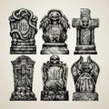 Dungeon Tombstones, 6 pack, photo 1