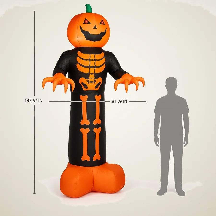 Parapet Pumpkin Reaper Inflatable 12ft, photo 2