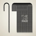 Plinth Anchor Kit, 16 pack, photo 1