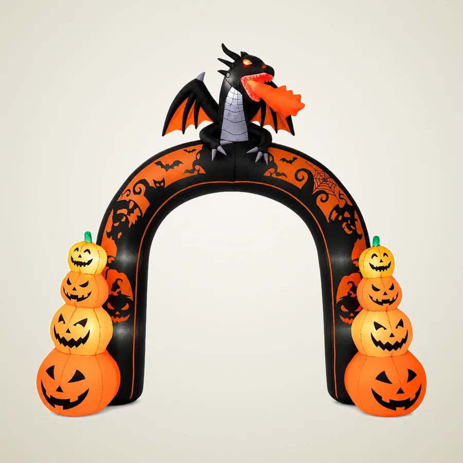 Plinth Pumpkin Inflatable Archway 10ft, photo 1
